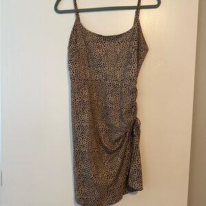Leopard Print Sleeveless Dress